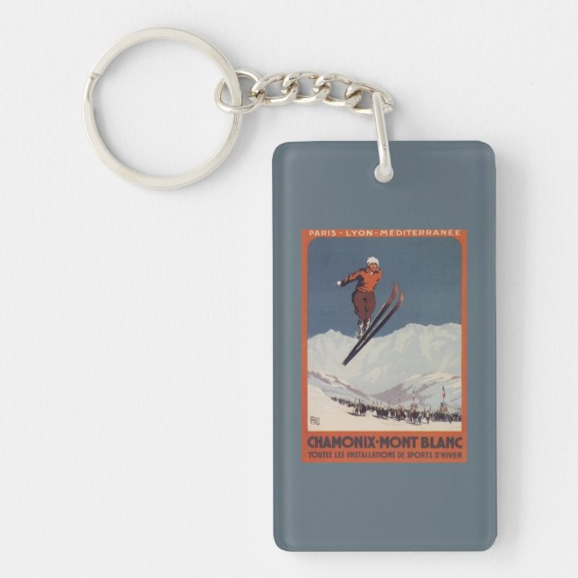 Ski Jump - PLM Olympic Promo Poster Key Ring (Front)