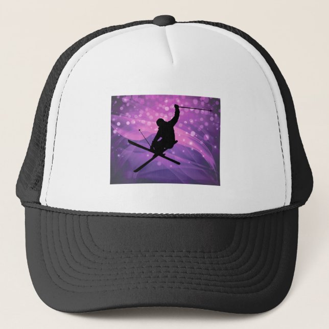 Ski Jump Trucker Hat (Front)