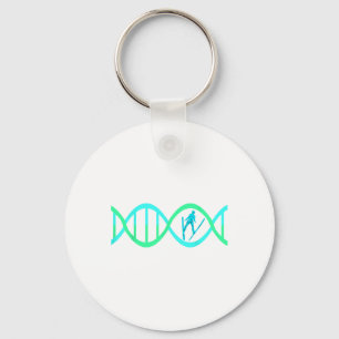 Ski Jumper Dna Ski Jumping Skier Athlete Skiing Wi Key Ring