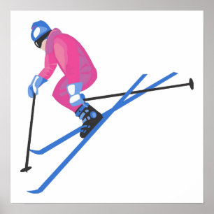 Ski Jumper Poster