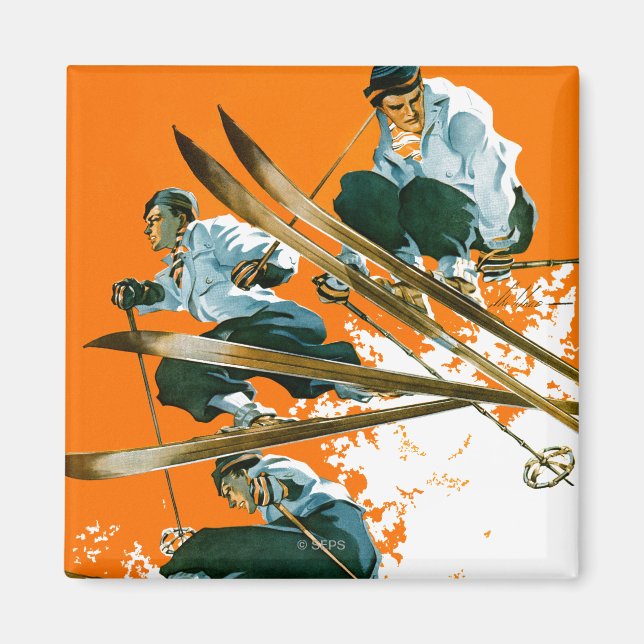 Ski Jumpers by Ski Weld Magnet (Front)