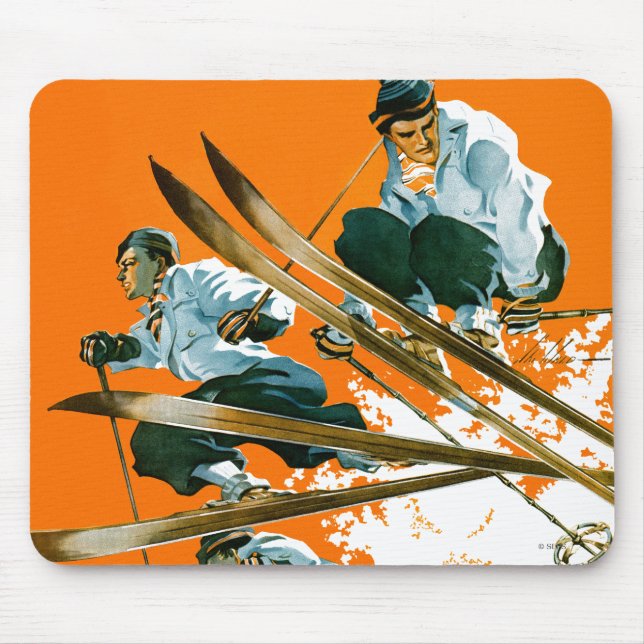 Ski Jumpers by Ski Weld Mouse Mat (Front)