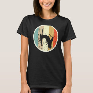 Ski Jumping Outfit Skiing Snow Skier Vintage Retro T-Shirt
