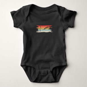 Ski Jumping Skiing Baby Bodysuit