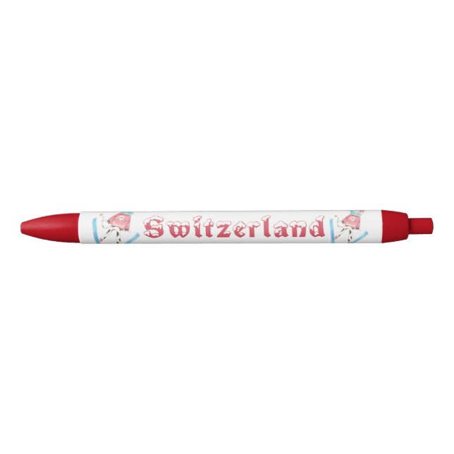 Ski jumping - Switzerland red pen (Front)