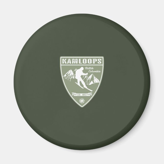 Ski Kamloops British Columbia Magnet (Front)
