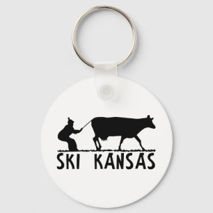 Ski Kansas Key Ring