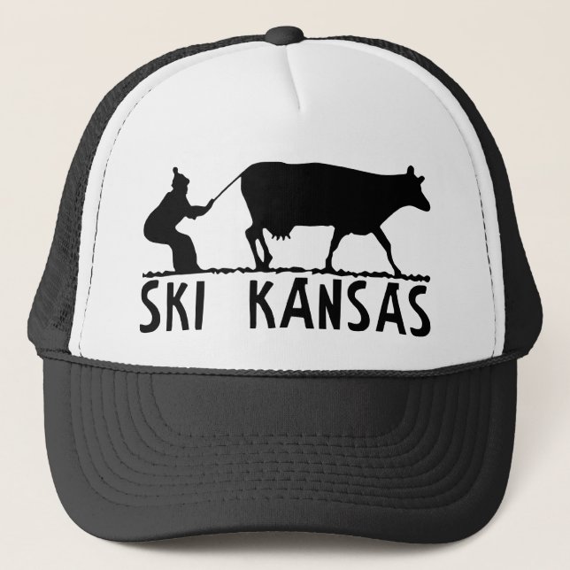 Ski Kansas Trucker Hat (Front)