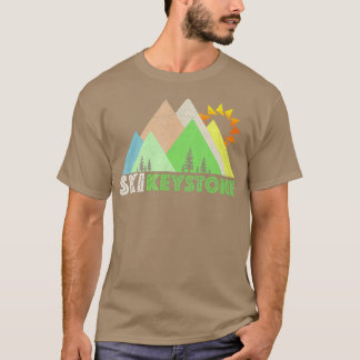 Ski Keystone Gift  Retro Vintage Keystone T-Shirt