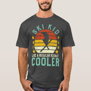 Ski Kids Funny Young Vintage Skier & Skiing Lover T-Shirt