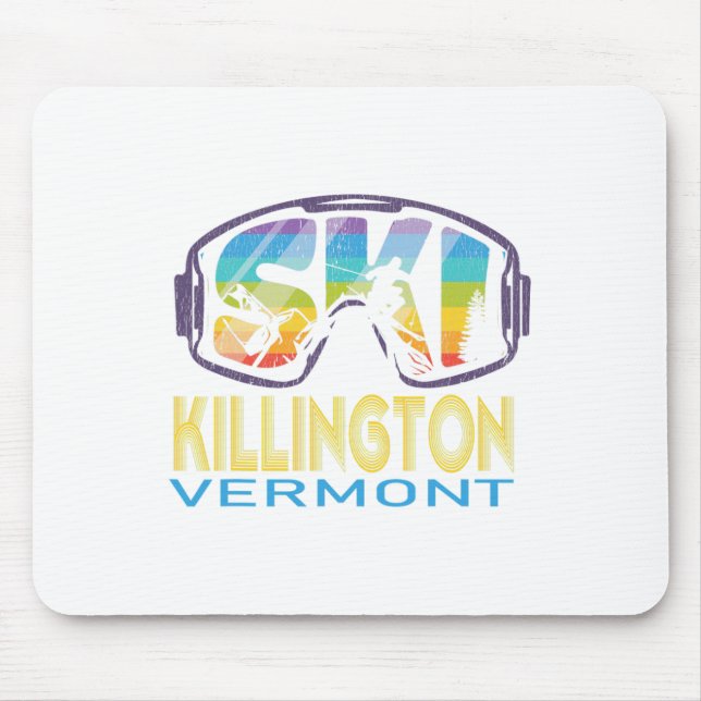 Ski Killington Vermont Skiing Vacation  Mouse Mat (Front)
