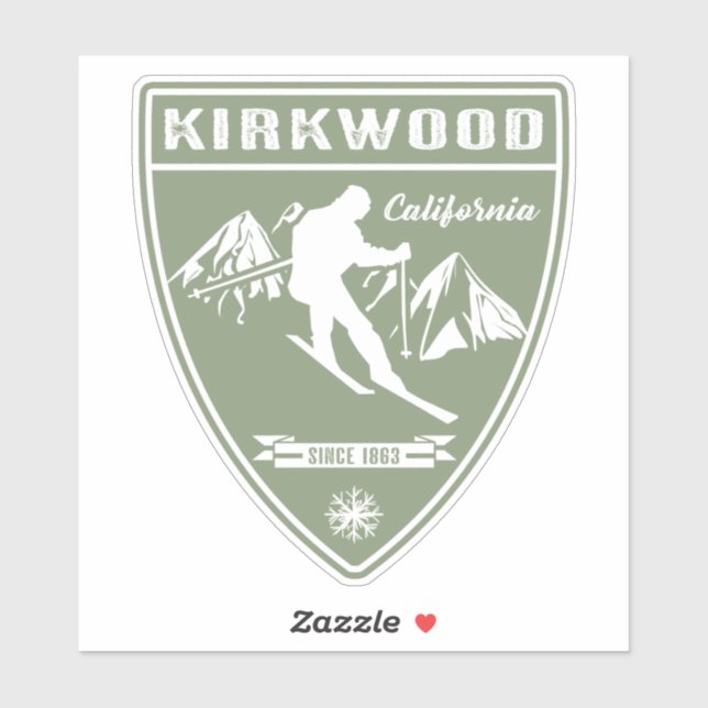 Ski Kirkwood California (Sheet)