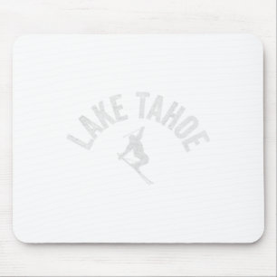 Ski Lake Tahoe Ca Alpine Ski Vintage Ski Tahoe Ca Mouse Mat