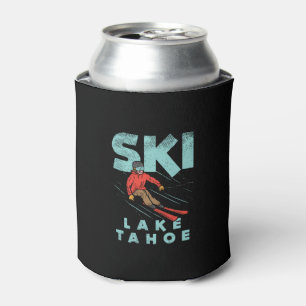 Ski Lake Tahoe Can Cooler