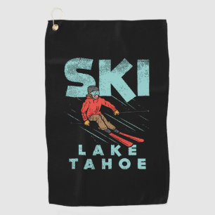 Ski Lake Tahoe Golf Towel