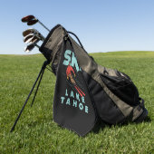 Ski Lake Tahoe  Golf Towel (Green)