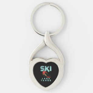 Ski Lake Tahoe Key Ring