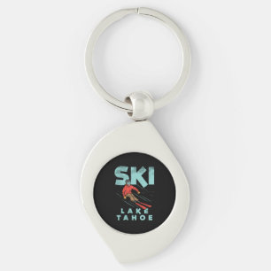 Ski Lake Tahoe Key Ring