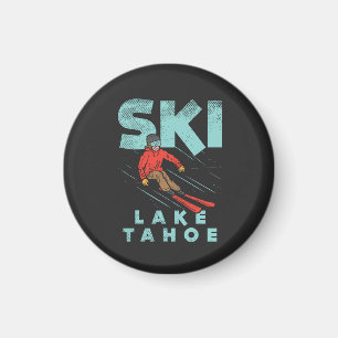 Ski Lake Tahoe Magnet