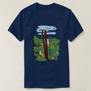 Ski landscape T-Shirt