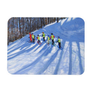 Ski lesson Tignes France Magnet