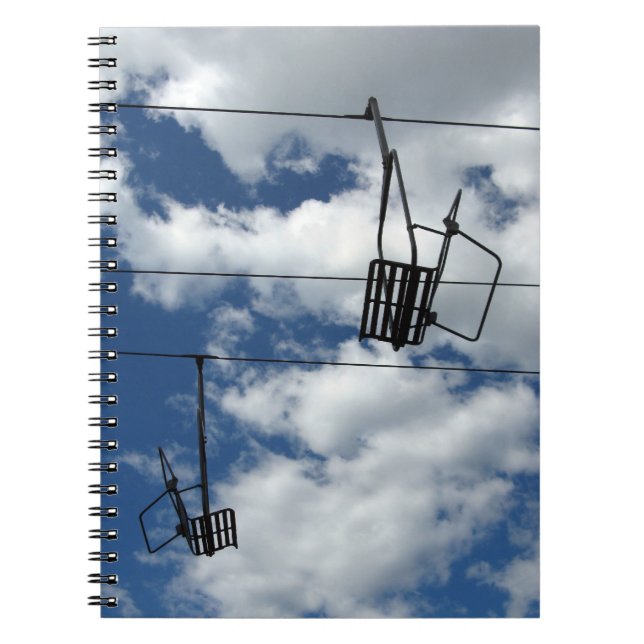 Ski Lift and Sky Notebook (Front)
