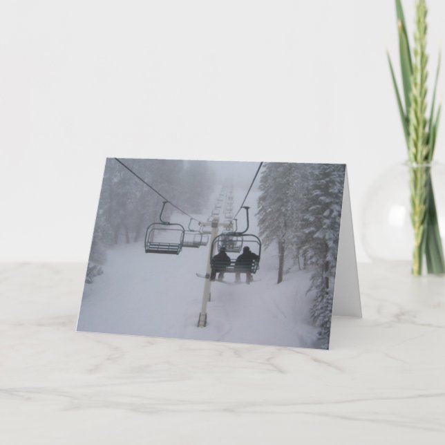 Ski Lift Card (Front)
