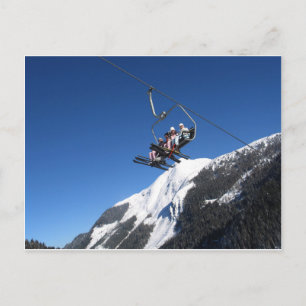 Ski Lift Postcard