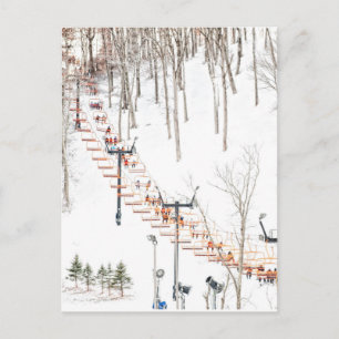 Ski Lift Postcard