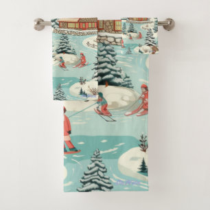 ski lodge bath Towels set