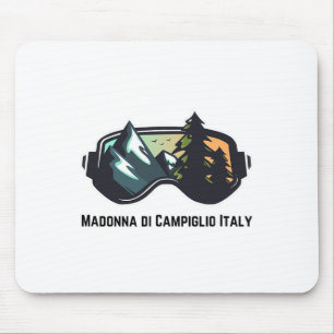 Ski Madonna Di Campiglio Italy Mountain Skiing T M Mouse Mat