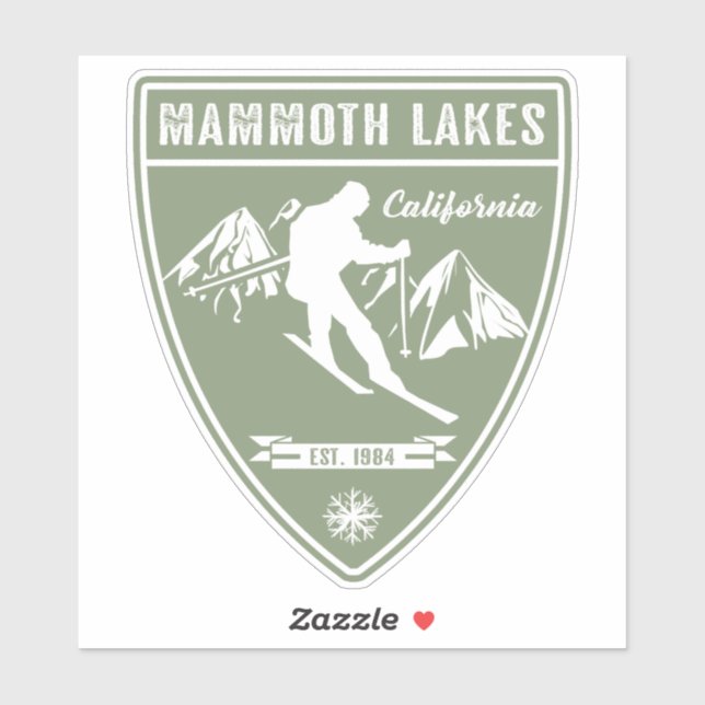 Ski Mammoth Lakes California (Sheet)