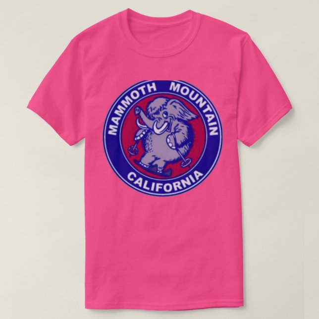 Ski Mammoth Mountain California T-Shirt (Design Front)