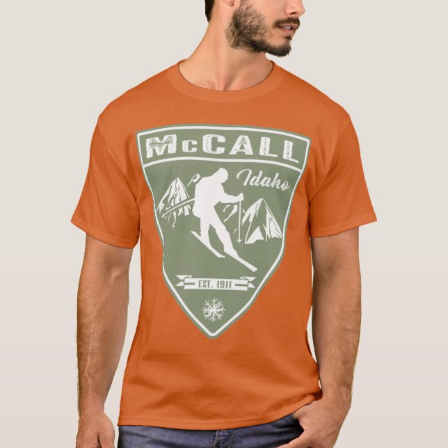 Ski McCall Idaho T-Shirt (Front)