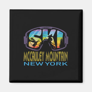 Ski Mccauley Mountain New York Skiing Vacation Magnet