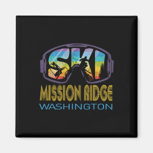 Ski Mission Ridge Washington Skiing Vacation  Magnet