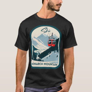 Ski Monarch Mountain Retro Vintage Monarch Mountai T-Shirt