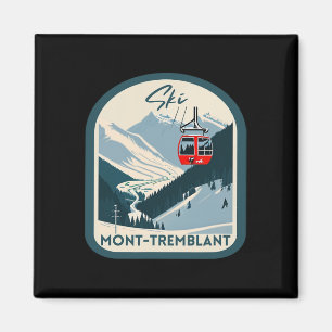 Ski Mont-tremblant Retro Vintage Style Mont-trembl Magnet