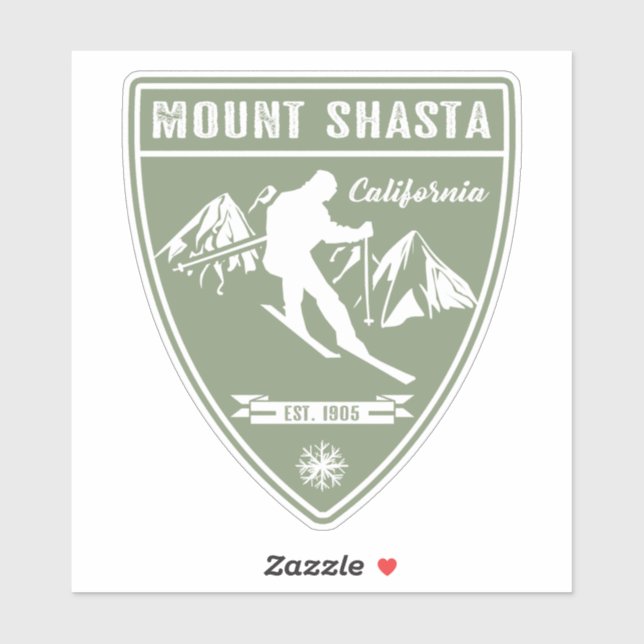 Ski Mount Shasta California (Sheet)
