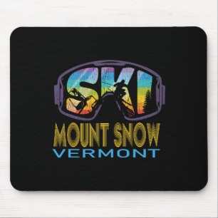 Ski Mount Snow Vermont Skiing Vacation Mouse Mat