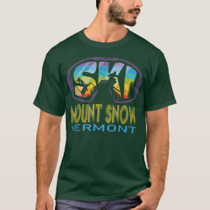 Ski Mount Snow Vermont Skiing Vacation T-Shirt