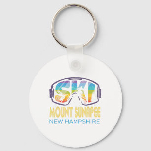 Ski Mount Sunapee New Hampshire Skiing Vacation  Key Ring