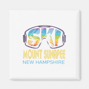 Ski Mount Sunapee New Hampshire Skiing Vacation Magnet