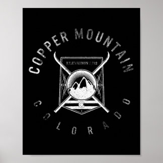 Ski Mountain Colorado Skiing Snowboarding Ski Wint Poster