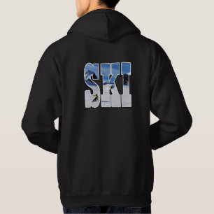SKI Mountain Design Winter Sports Hoodie