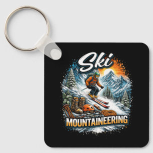 Ski Mountaineering Key Ring