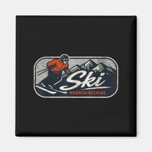 Ski mountaineering magnet