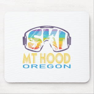 Ski Mt Hood Oregon Skiing Vacation Mouse Mat