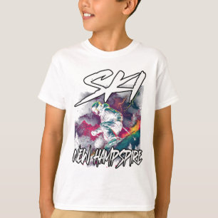 Ski New Hampshire Downhill Skiing Adventure Nh Usa T-Shirt