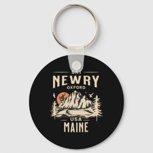 Ski Newry Oxford County Maine Usa Snowboarding Vac Key Ring